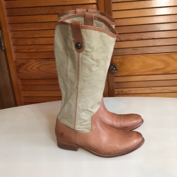 frye canvas boots